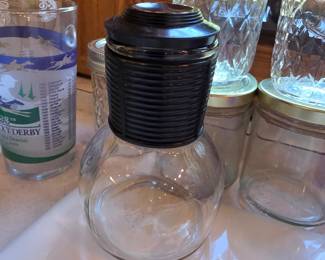 Vintage glass hottle