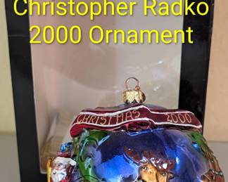 Christopher Radko Ornament
