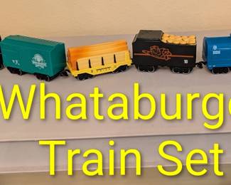 Whataburger Toy Train Set 2000