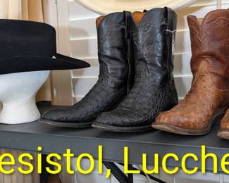 Resistol Hat, Lucchese Boots