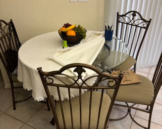Glass Kitchen table & chairs
