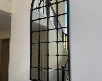 Stunning Metal Window Pane Mirror With Major Presence