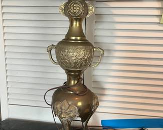 Vintage brass lamp