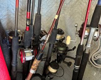 Big fishing rods, reels & lures