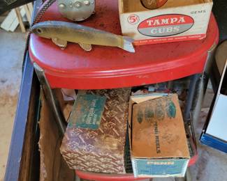 Vintage reels and pike minnow