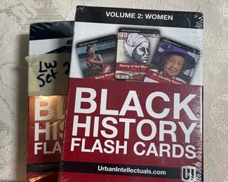 collectible  AND SEALED =BLACK HISTORY SET OF FLASH CARDS 