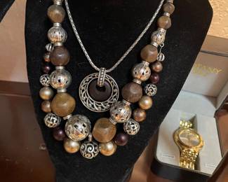 BRIGHTON JEWELRY !  3 NECKLACES PICTURED 