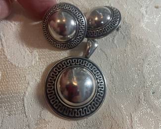 RETIRED STERLING JAMES AVERY MATCHING SET  