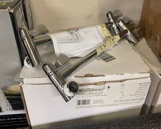 lots of  new and almost new fixtures for the home  -  drawer pulls - faucets -  a remodelers /investors dream garage 