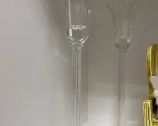 waterford candlesticks pair 