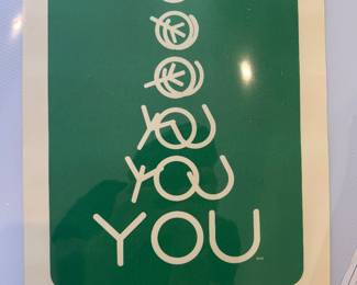 Artists Proof Screen print "You" for the Peace Corps 50th Anniversary in 2011 Signed by Gary Jameson