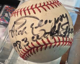 Rick Dempsey 1983 World Series Signed Baseball