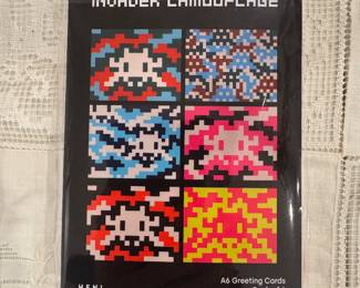 HENI Invader Camouflage Greeting Cards (Sealed)