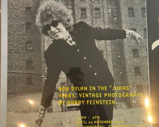 "Don't Follow Leaders" Poster of 2013 Exhibition at Summerhall featuring Barry Feinstein's Photographs of Bob Dylan