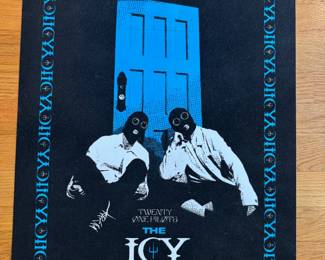 Twenty One Pilots "The Icy Tour" Aug-Sep 2022 Felt Tour Poster