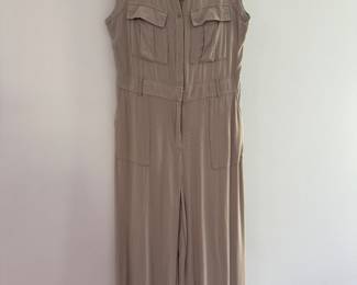 Women's Simply Vera - Vera Wang Sleeveless Cargo Utility Jumpsuit Size M 
