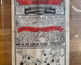 1974 Promotional Poster for "Ladies & Gentlemen: The Rolling Stones" Concert Film