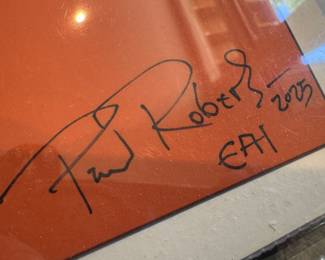Print of "The Periodic Table of Bowie" Signed Paul Robertson 2005