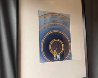 Framed Original R2D2 & C3PO Star Wars 