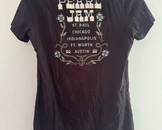 Women's Bella Canvas Pearl Jam 2023 Tour T-Shirt Size S (Back)