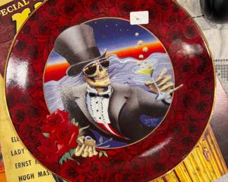 Hamilton Collection Limited Edition "One More Saturday Night" Collector Plate by Stanley Mouse for the Grateful Dead