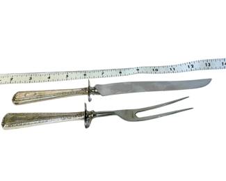 Vintage 2-piece meat carving set