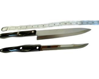 Two modern Cutco kitchen knives