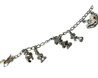 Walt Disney Productions character charm bracelet