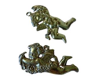 Vintage Gorham solid sterling silver cherub/angels