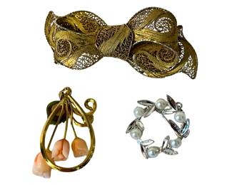 Collection of Vintage Brooches