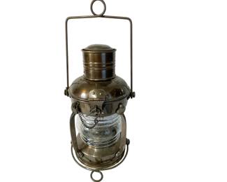 Vermont Lantern Co. brass nautical anchor lantern