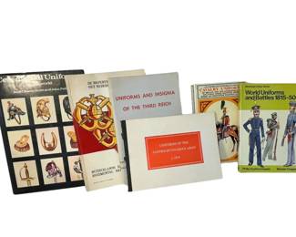 Vintage Illustrated Books on Military Regalia