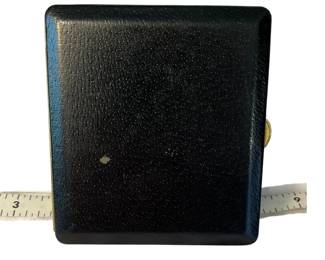 Vintage Leather & Brass Cigarette Case