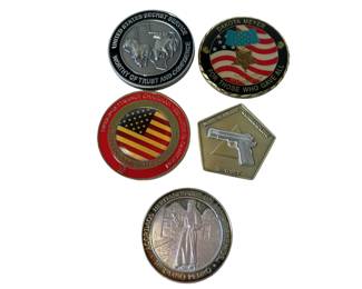 Military, law, religious challenge coins