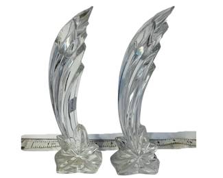 Vintage Lenox Bohemia Crystal Candlestick Holders
