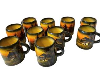 Vintage Schramberg Black Forest Mugs