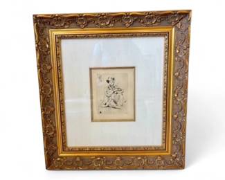 Paul Cezanne Etching