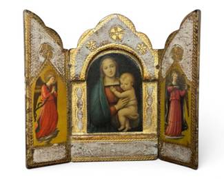 Italian tryptich icon