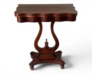 Mahogany Game Table