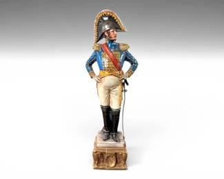 Bruno Merli Capodimonte Napolean Figure