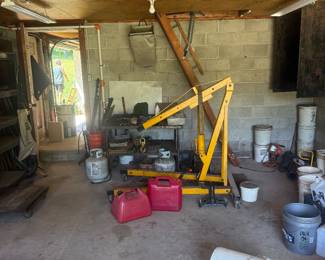 Engine hoist and other tools