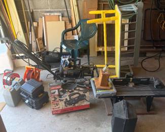 Tools and bench