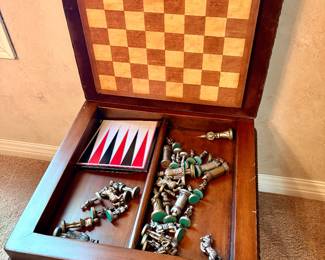 Chess/checkers set….