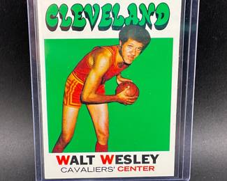 1971 Walt Wesley Basketball Card