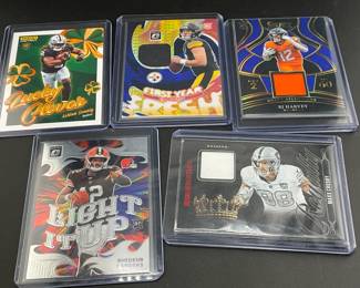 Football Cards Including Relics