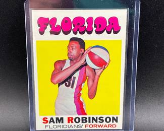 1971 SamRobinson Basketball Card