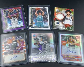 Basketball Cards Including Autographed & Relic