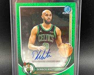 Derrick White Autographed Basketball Card