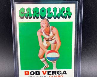 1971 Bob Verga Basketball Card