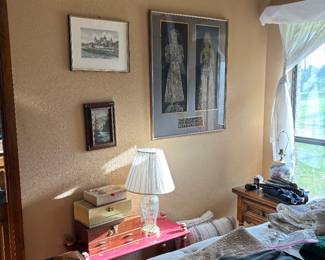 Brass Rubbings, Jewelry Boxes, Lamp
